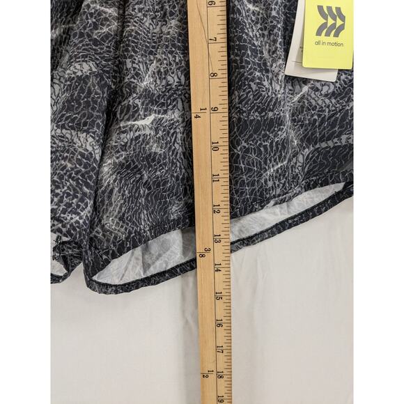 Running Shorts Athletic Shibori Marble Mid Rise 3 in Inseam All in Motion Gray S - Picture 11 of 12